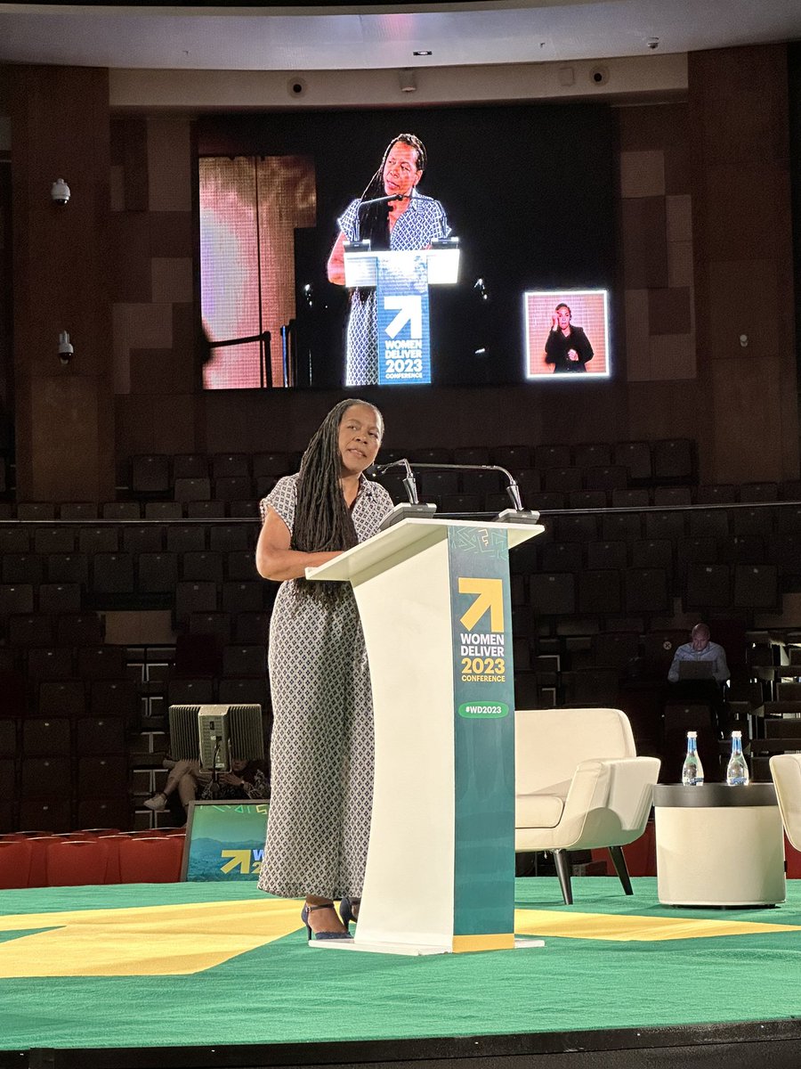 “I have a question: How often do you see strong images of Black and brown women? Pregnant women at that?” @JennieJoseph, midwife and President of Commonsense Childbirth #WD2023