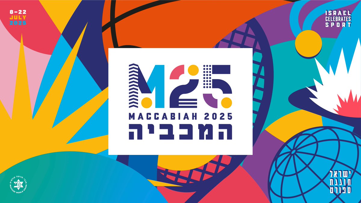 Mark your calendars because in just two years, in July 2025, we will witness the spectacular launch of the 25th Maccabiah Games! 🌟🏆 Join us to celebrate sports, unity, and Jewish heritage.