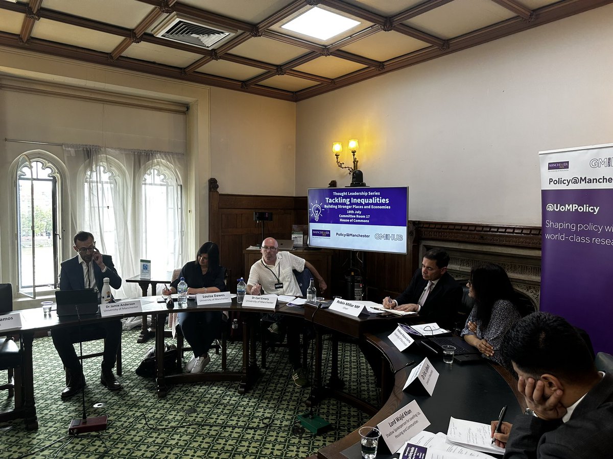 Next we hear from <a href="/DrCarlEmery/">Dr Carl Emery</a> about their research approach ‘Local Matters’ which is exploring how place affects educational outcomes and is working with schools to reduce inequality <a href="/UoMPolicy/">Policy@Manchester</a>
