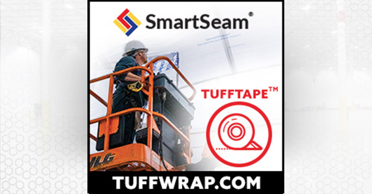 Seal Out Dust and Debris with TuffTape™ 

TuffWrap’s protective containment tape, TuffTape™, part of TuffWrap Installation’s proprietary interior protection system, seals out dust and debris during reroofing and construction. 

#TuffWrap  TuffTape™ (conta.cc/3CFEY2t)