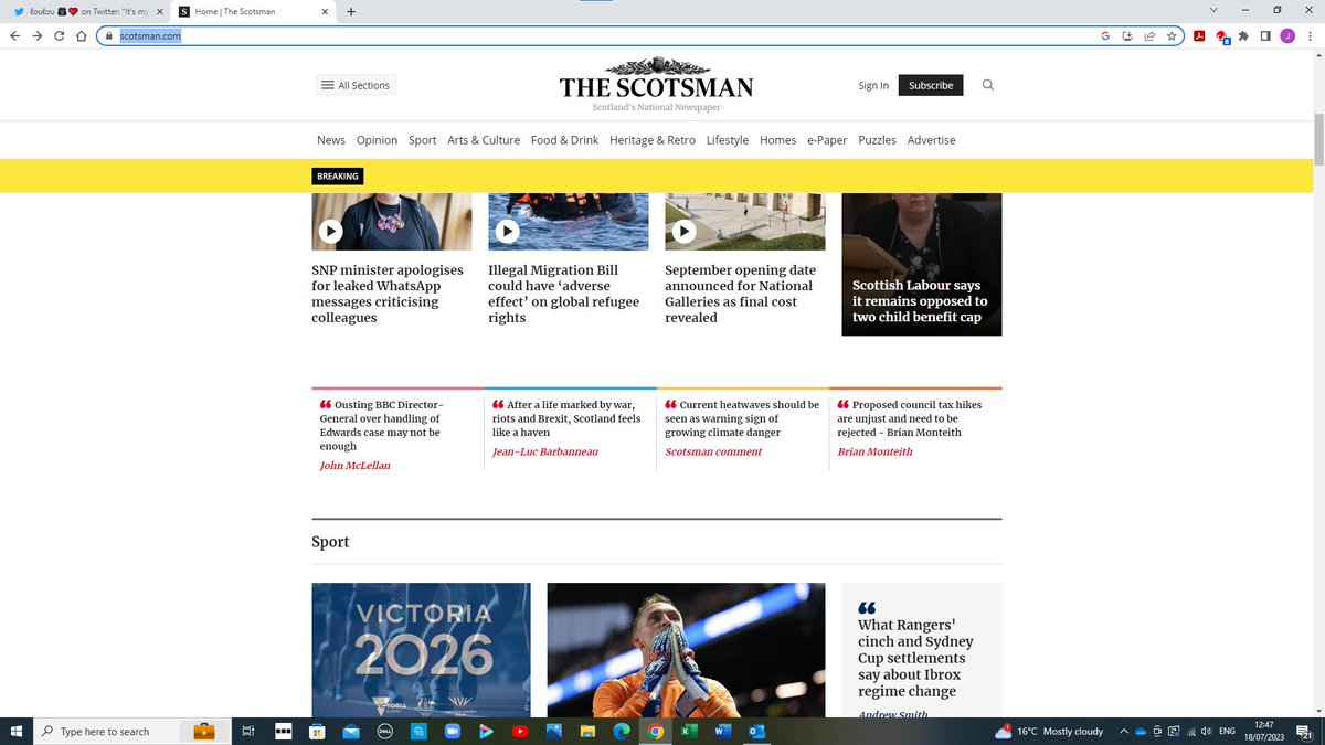 jlbarb49's tweet photo. Got an article in The Scotsman today about my recently published memoir To This Northern Shore and my forthcoming appearance at Fringe by the Sea Festival on 9 August. https://t.co/D3Sqt37bCn