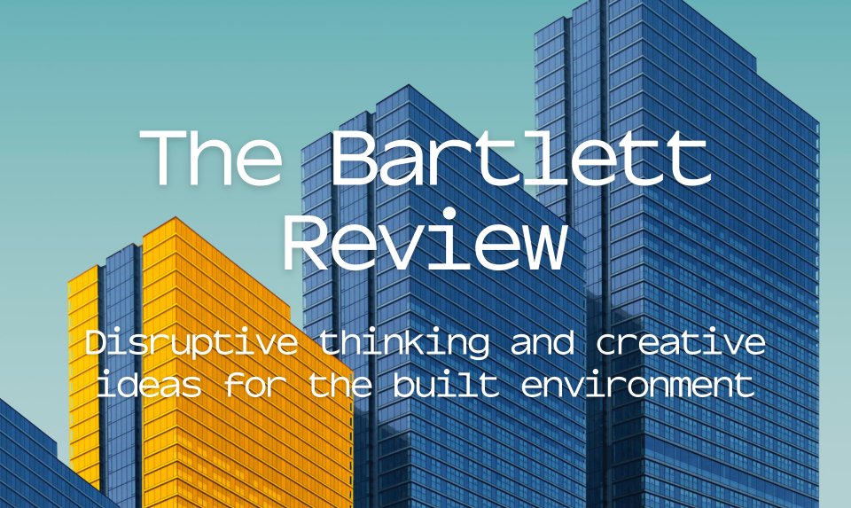Introducing #TheBartlettReview, a digital magazine sharing new research, disruptive thinking, and creative ideas for the built environment. ✍️ Get ready to explore the latest work from leading experts at The Bartlett, UCL’s Faculty of the Built Environment. 💡