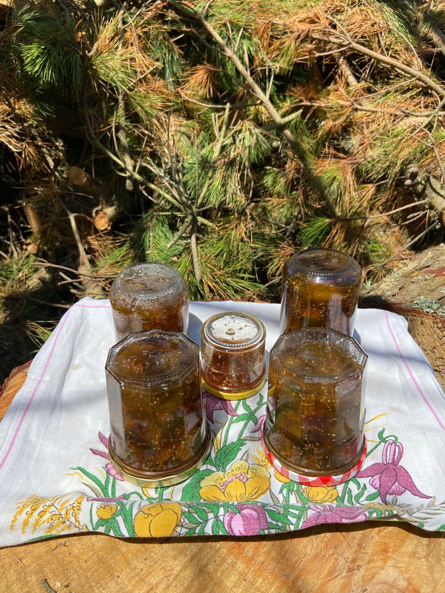 lethiecv's tweet image. Confiture de #figues : avant/après ⤵️