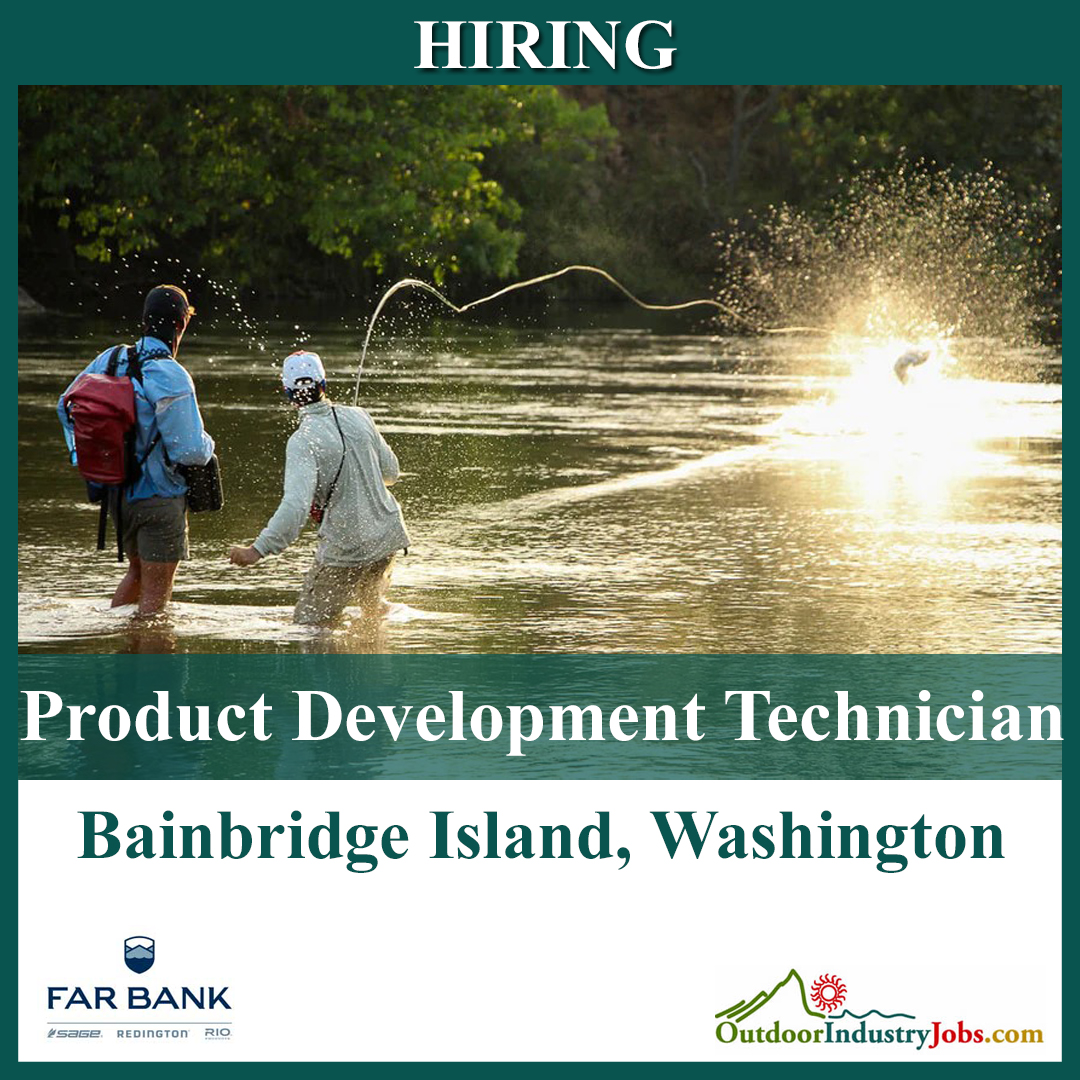 Far Bank Enterprises is hiring a Product Development Technician in Bainbridge Island, Washington. Apply Here: myjob.fun/3rjygN3 #NowHiring #Job #JobSearch #Fishing #FishingLife #FlyFishing #FlyFishingJunkie #FlyFishingAddict #FlyFishingLife #washington #washingtonjobs