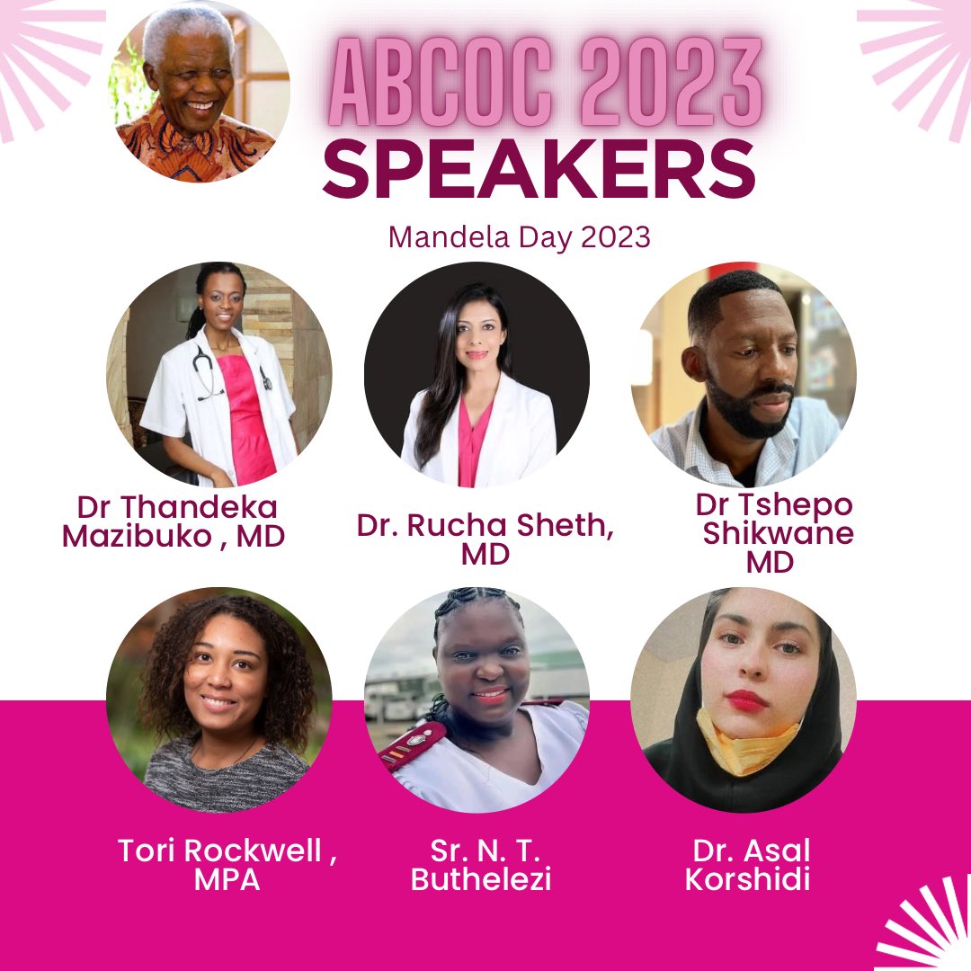 WomenOncologist's tweet photo. https://t.co/oyDlX8ShUp hey - you should join us Today, 12pm.#findcancercure #ABCAC2023 #ABCAC #MandelaDay2023 #BlackWomenInOncologyInc #BlackWomenInOncology #DrThandekaMazibuko #BreastCancerAwareness #MandelaDay #EmpoweringTogether #JoinTheFight #GlobalConference2023 🌍✨🎤👥 https://t.co/s3hQ6aA8Po