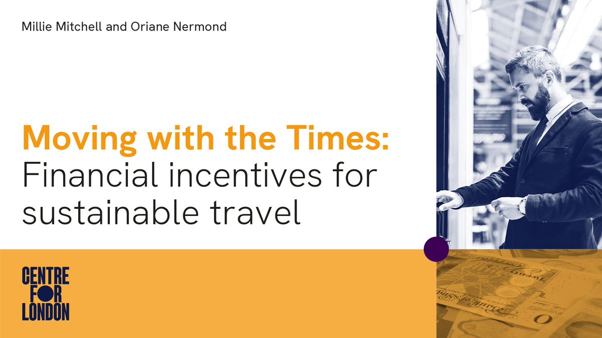 New Research published today: Financial incentives for sustainable travel

Can we change the cost of transport to encourage people to switch away from private cars?

Our new report models the impact of 12 policy ideas on 9 typical London households: centreforlondon.org/publication/fi…