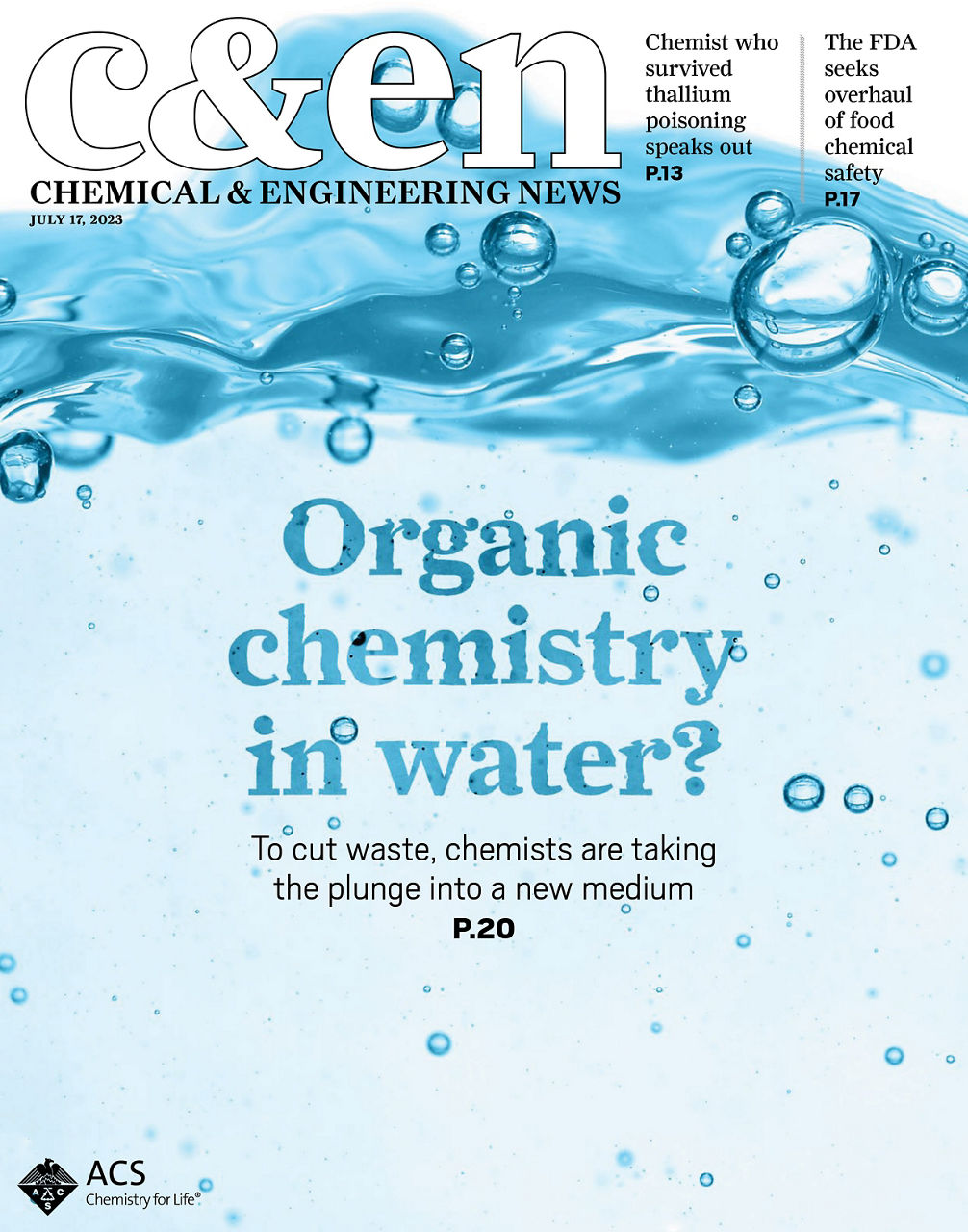 Can organic chemists cut waste by switching to water?