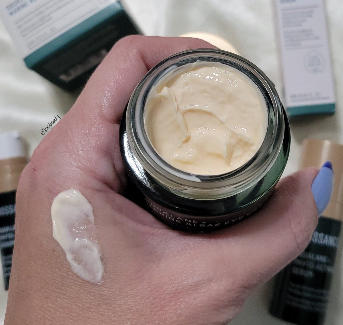 Kassydoodles's tweet photo. Thanks @Biossance for an amazing #eyecream #UGC #beautycontentcreator #skincare #igbeauty #igskincare #beauty #ContentCreator #textureshot #eyecreams #ugcmarketing #skincareroutine https://t.co/n11BvD6cab