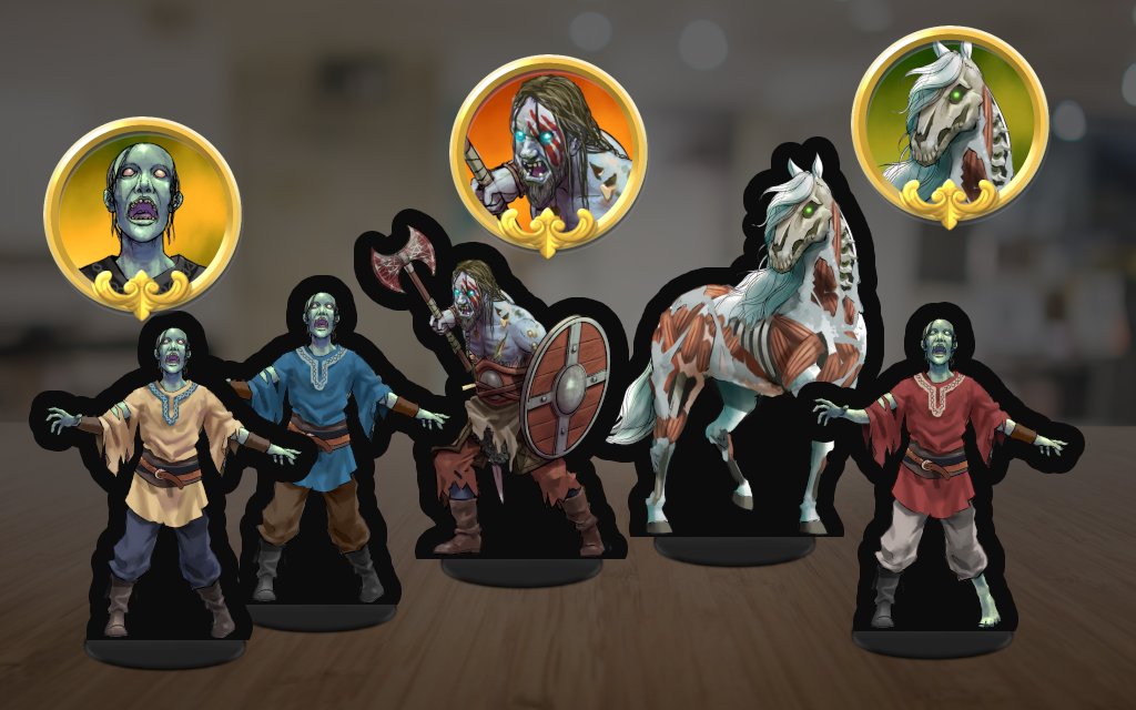 Here's past week's set of #paperminis: Vikings (Undead)!

Free version at 
patreon.com/posts/86110254 (includes VTT token ⭐)

More than 900 characters and monsters available for free at: sites.google.com/view/papermage…

#dnd #tabletopgames #ttrpg #dungeonsanddragons #dungeonmaster