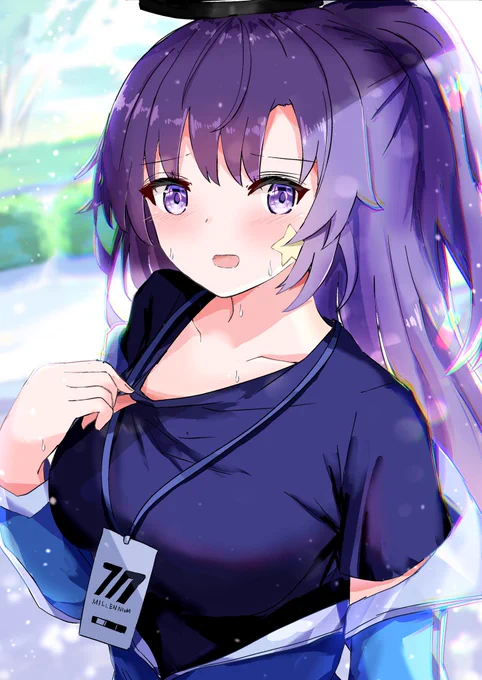 ユウカ「最近暑いですよね…」#ブルアカ 