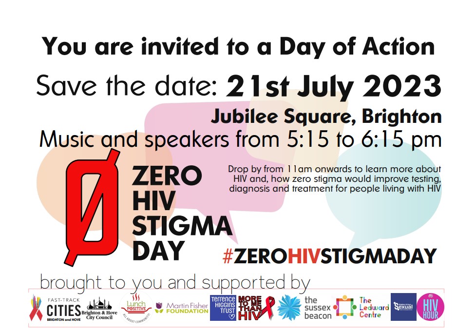 #ZeroHIVstigmaDay It's 2023 not 1983 #UequalsU #TasP #NoVerticalTransmission #PrEP #EndHIVStigma #HIV @lawson_unit @THTorguk @LunchPositive @LedwardCentre @sussexbeacon @BH_SHAC @MartinFisherFo1 @BrightonHoveCC #Brighton #Hove