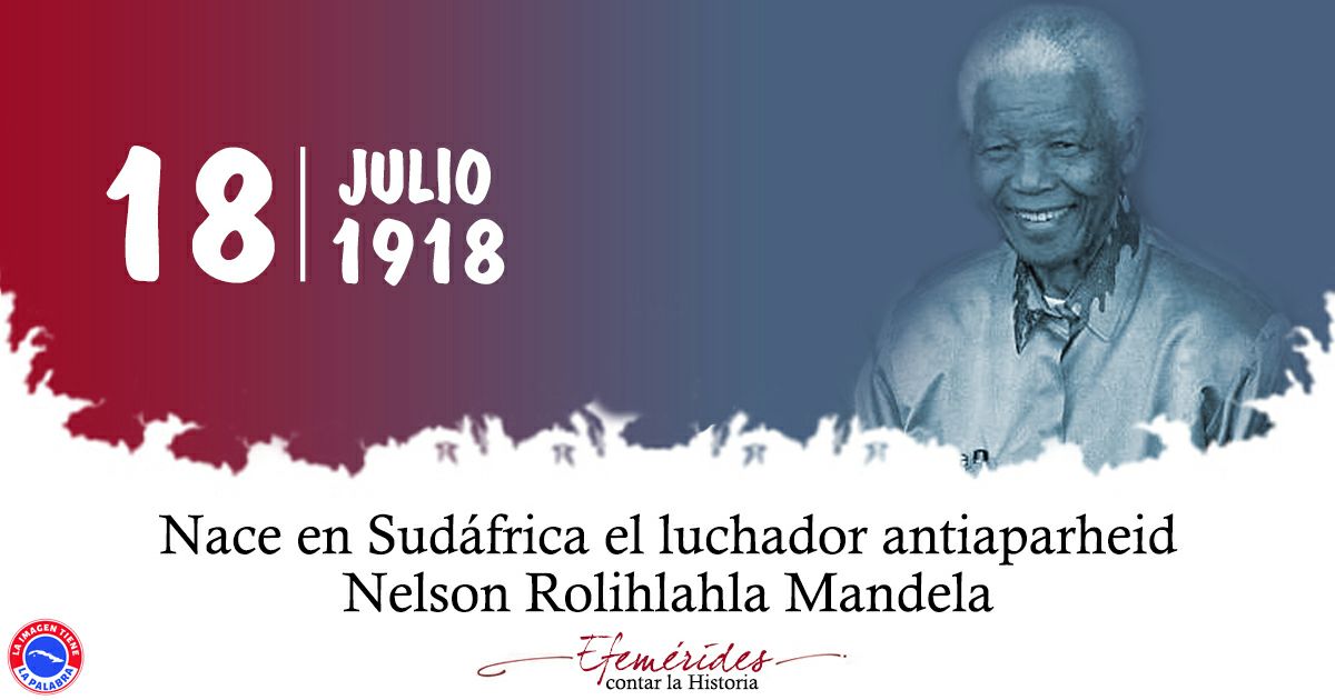 UNICACu's tweet photo. #Hoy Se celebra el #DiaDeNelsonMandela en saludo al natalicio de este luchador antimperialista y antiaparheid de la nación de Sudáfrica
#GuerrerosDeLaUNICA
#LatirXUn26DeVictorias
#45Revoluciona
#45ParaElMundo https://t.co/vVeykI1202