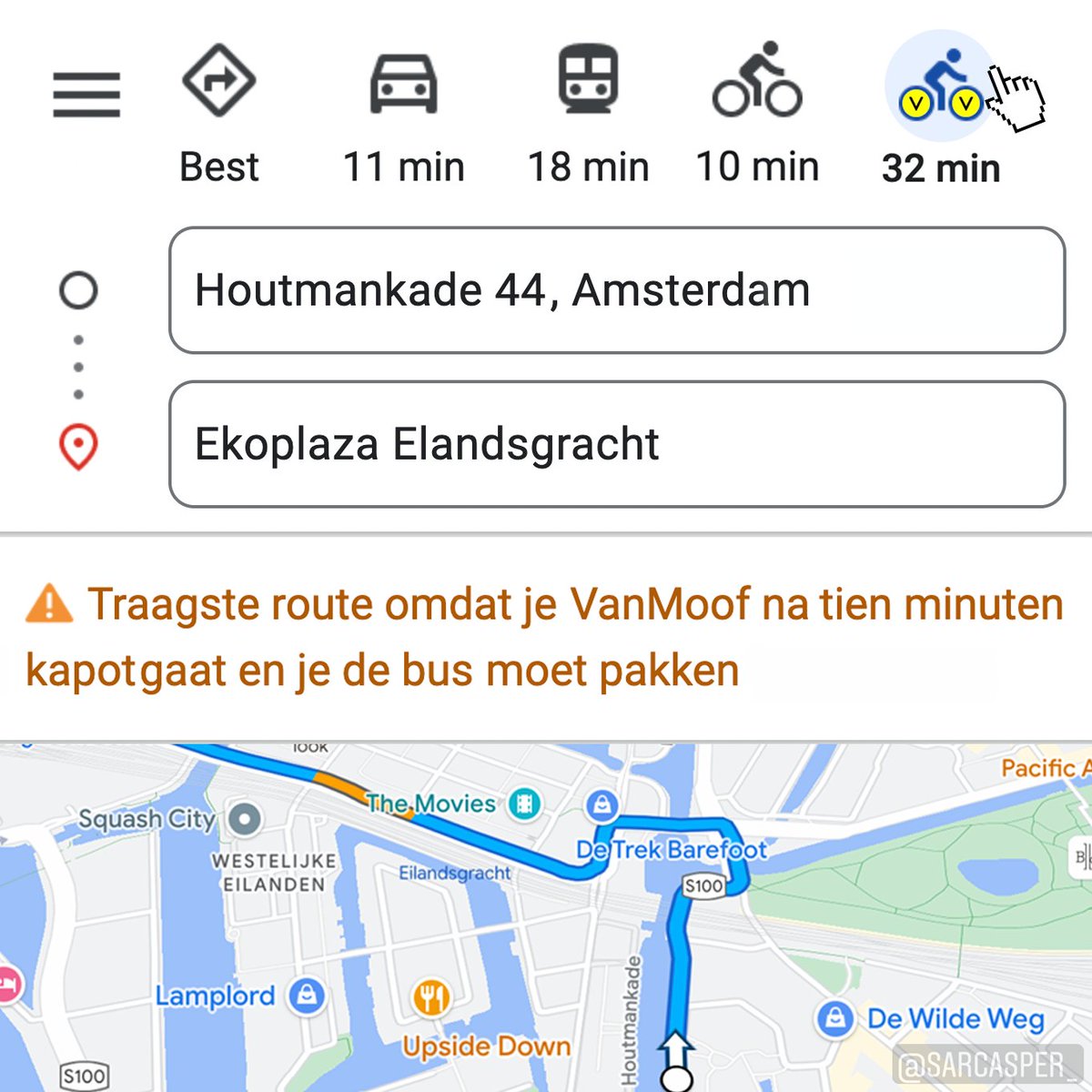Google breidt Maps uit voor slachtoffers die na vandaag nog VanMoof rijden