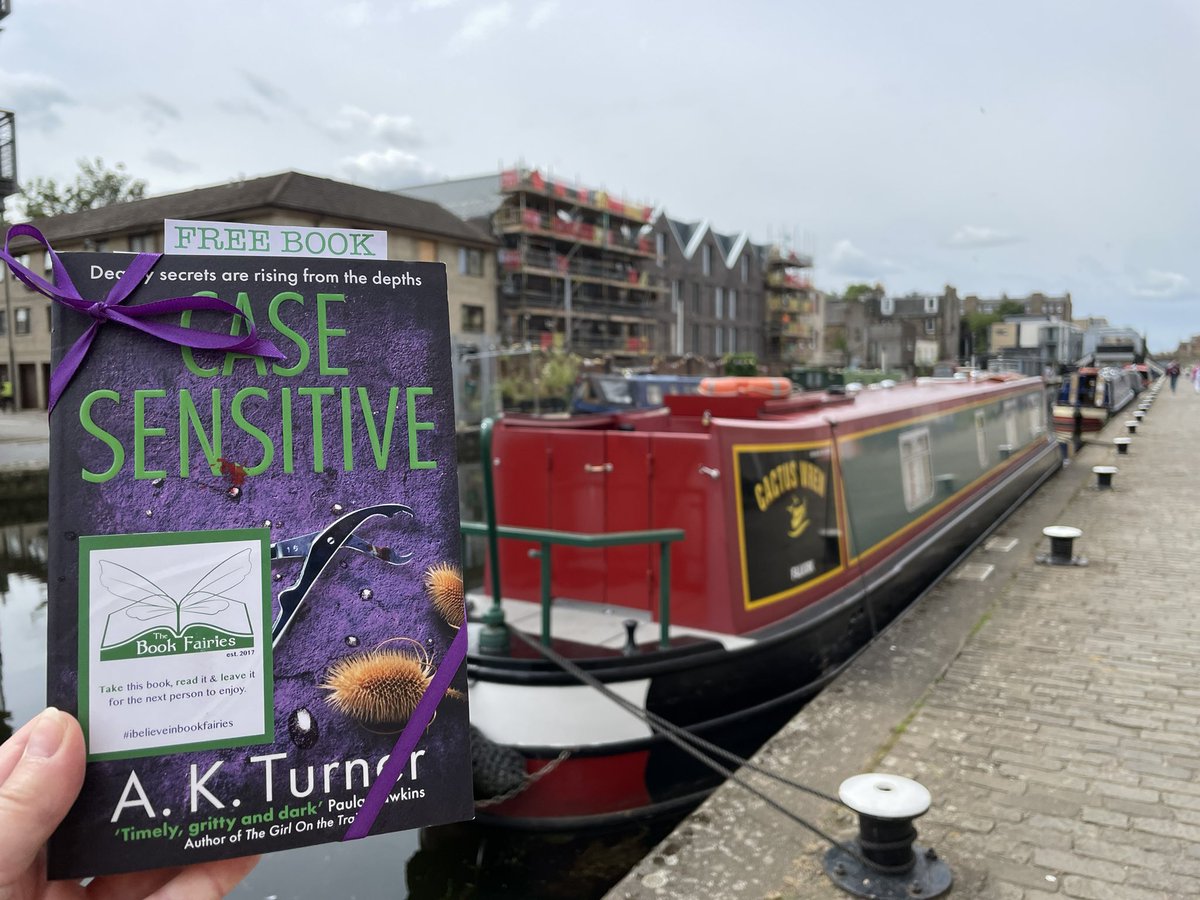 Jennife09761350's tweet photo. “They watched a mother moorhen bustle by”
The Book Fairies are sharing copies of #CaseSensitive by A.K. Turner! A chance for readers to return to or discover the character of mortician Cassie Raven as she embarks on her third case.
#ibelieveinbookfairies #Edinburgh #unioncanal https://t.co/rvQziDqHbp