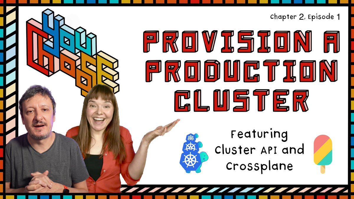 wiggitywhitney's tweet image. (ノ^o^)ノ AHHHHHHHHHHHH!

Today is the day! Chapter 2 premiere of You Choose!

Join us in 5 hours to discuss #ClusterAPI vs @crossplane_io⎯two @CloudNativeFdn projects that can provision production clusters!

And then VOTE!

All the exclamation points!!!

youtu.be/lzBWIhYC5_E