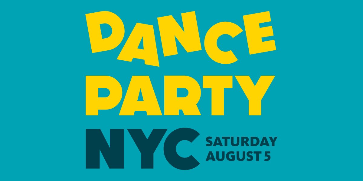 #DancePartyNYC is back on Sat. Aug 5 and Pershing Square Plaza is part of the action. Get ready to dance your feet off as part of the 2nd annual citywide dance party!