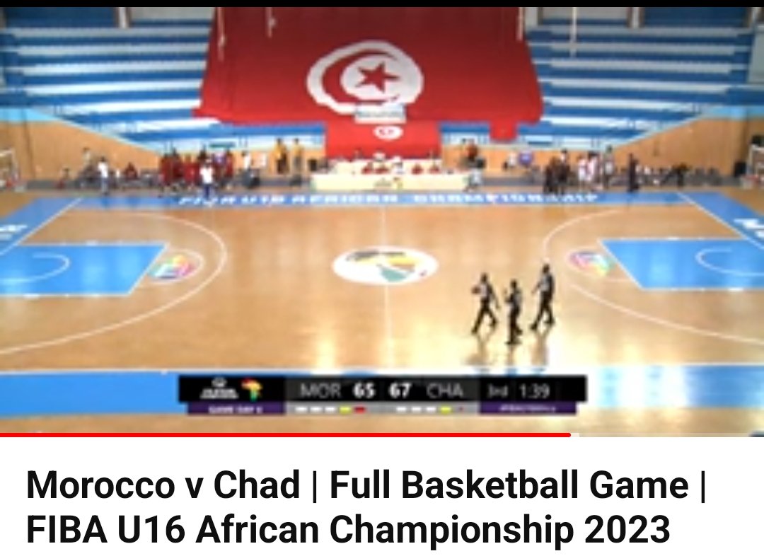 DedjebeTy's tweet photo. #ChampionshipAfrobasket: Le Tchad gagne le Maroc au 3e 1/4. https://t.co/29OTYlVtNV