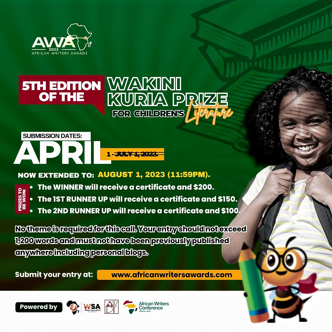 AWC2025's tweet image. You spoke and we listened!

The closing date has been extended until August 1.

Stop making excuses, do submit.

#awc2023
#AWA
#Wakini
#AWTA
#ghana