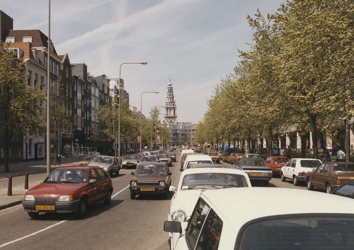 Same street, a few decades earlier... Amsterdam was not always Amsterdam.