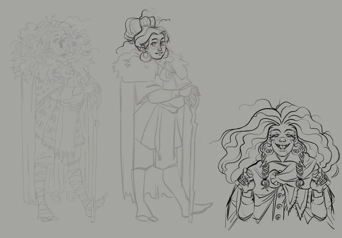 just some character design work and doodles between projects 
