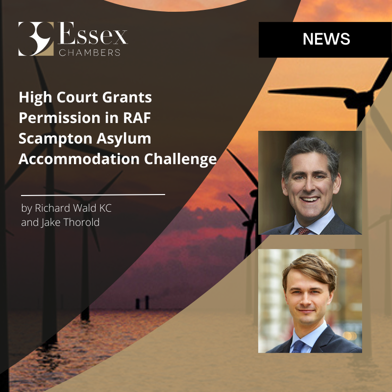 39pepgroup's tweet photo. NEWS | High Court Grants Permission in RAF Scampton Asylum Accommodation Challenge  

Read more: https://t.co/z2fqBMw0RZ   

Richard Wald KC and Jake Thorold represented West Lindsey District Council, instructed by Legal Services Lincolnshire.
#PlanningLaw #PublicLaw https://t.co/E2pc2fgthz