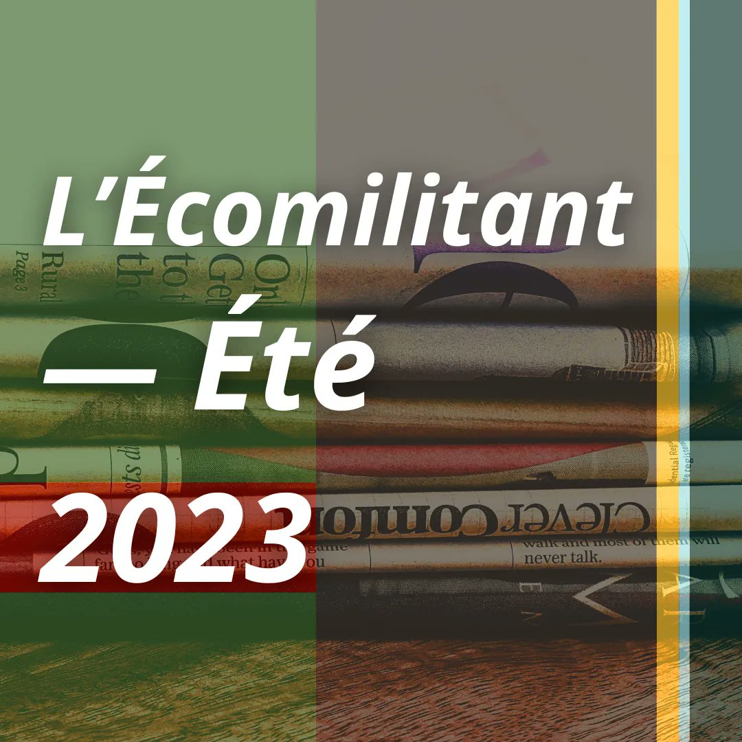 « Vous trouverez ci-dessous l’édition d’été de notre infolettre semestrielle L’Écomilitant. Elle contient des mises à jour sur nos sections régionales et de nos programmes que vous ne voudrez pas manquer ! »

En savoir plus : sierraclub.ca/fr/lecomilitan… #Biodiversité #Québec