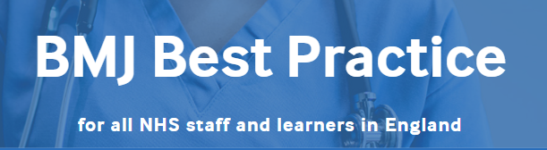 bmj.com/company/hee/ BMJ Best Practice Nationally funded, free to the NHS in England
How to access BMJ Best Practice for the first time via OpenAthens Versatile &amp; smart BMJ Best Practice is your expert guide to diagnosis prognosis treatment &amp; prevention <a href="/MyttPeople/">MYTTPeople</a>
