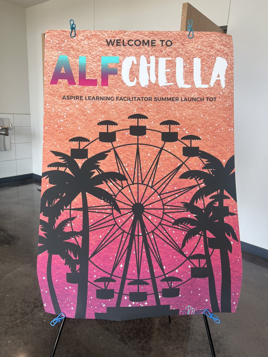 Excited to be learning at #alfchella with #aspireaisd!