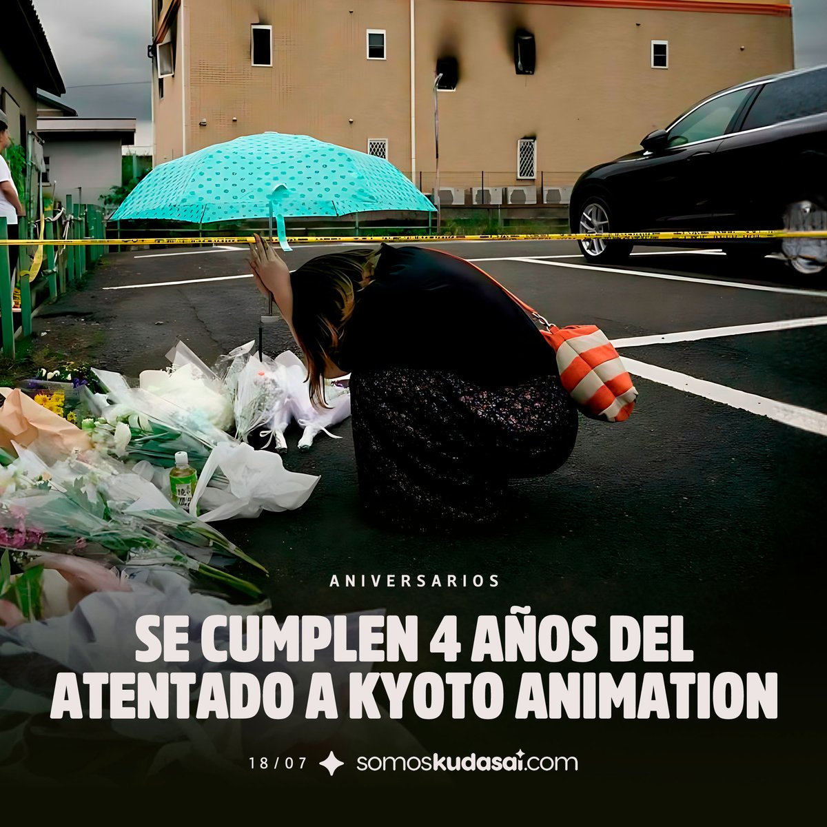 animetrends's tweet photo. Hoy, con profundo pesar, recordamos el trágico día en que los estudios Kyoto Animation sufrieron un devastador ataque incendiario. Han pasado cuatro años desde que 36 talentosas personas perdieron la vida, pero mantengamos vivo su legado. #KyoAni https://t.co/MjViOnBwsA