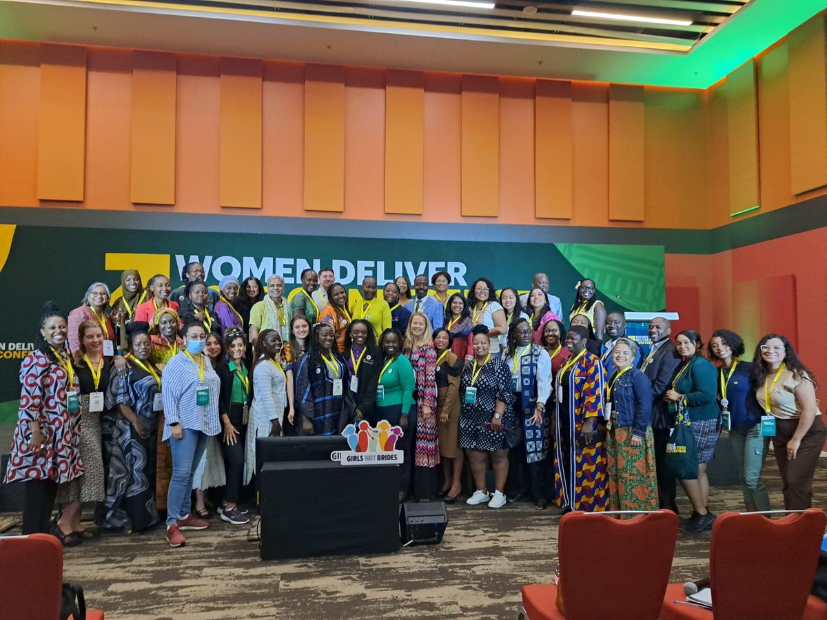 This morning, we hosted our Girls Not Brides Indaba side event 📅at #WomenDeliver2023, bringing those working to #EndChildMarriage together to discuss themes including youth engagement, gender transformative approaches, the latest data, and #childmarriage and the law #WD2023