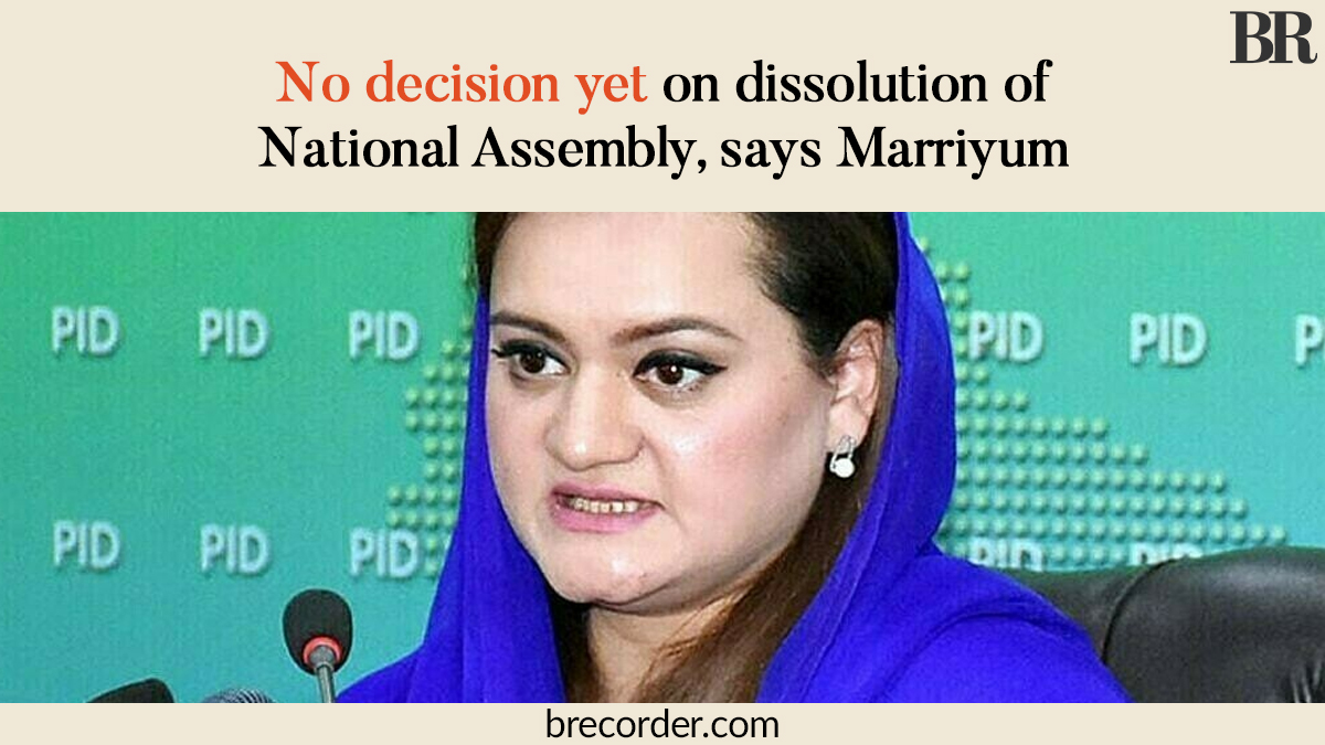 brecordernews's tweet image. “The date of dissolution of the National Assembly has not been decided yet. The date will be decided in consultation with the PDM and allied parties,” she said in a tweet.

Read more: brecorder.com/news/40253226/…

#MarriyumAurangzeb #NationalAssemblyDissolution