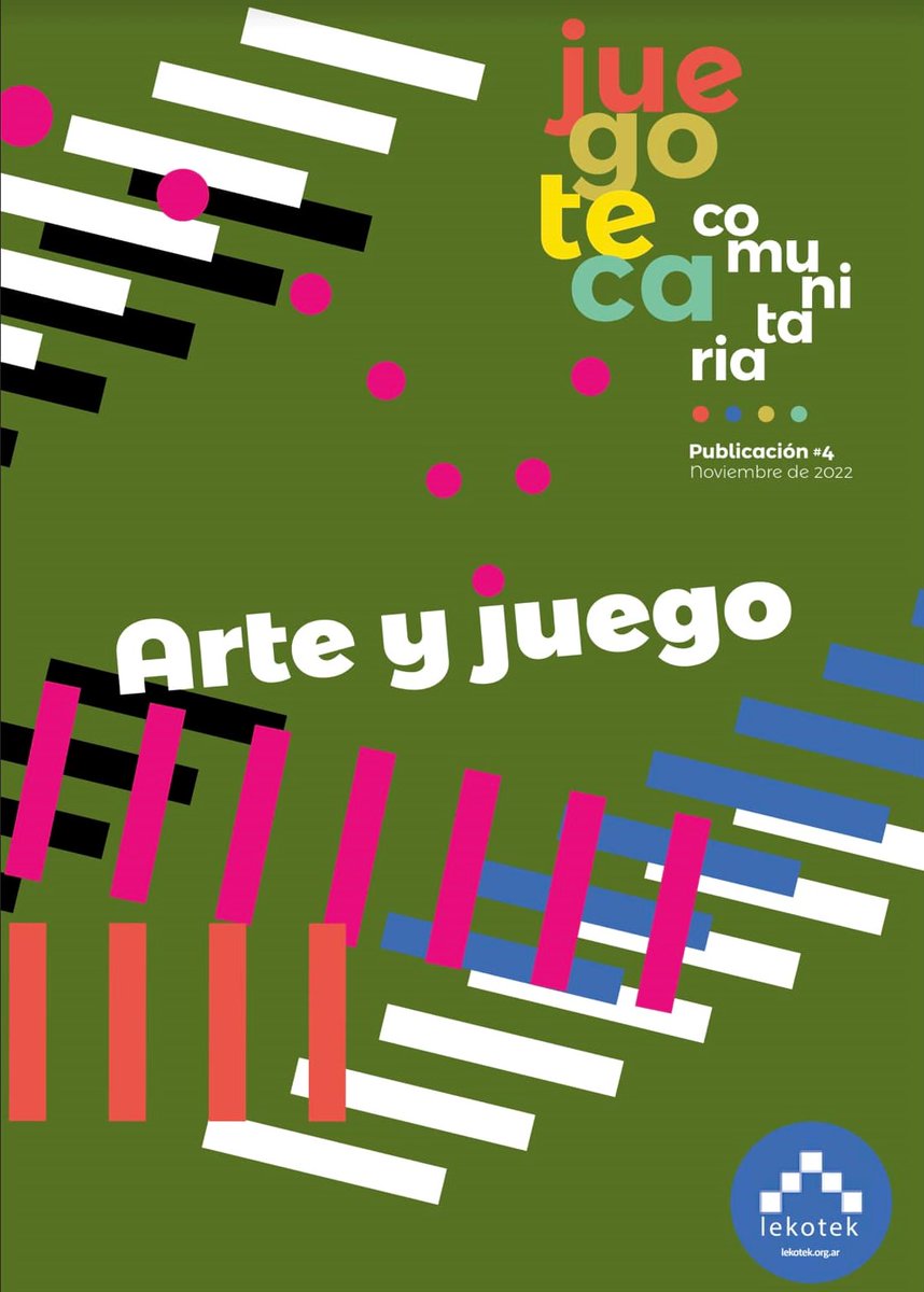 Ya llevamos más de diez años colaborando con <a href="/centrolekotek/">lekotek</a>  realizando instancias de juego. Trabajar-pensar-hacer con compañerxs que admiramos tanto es una dicha. Recomendamos  su revista ( papel y online)
lekotek.org.ar/llego-la-revis…
#juego #juegoteca #formación #comunidad