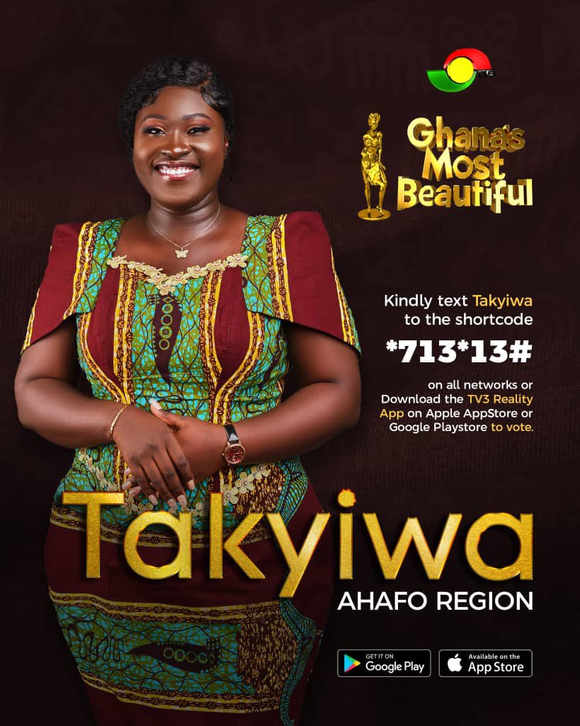 NuellaEmma3's tweet photo. As this year’s Ghana’s Most Beautiful start let’s all rally behind @YaaTakyi as she represents Ahafo Region.
Akanfo), Ahafoman 3y3 mo ade3 nyinaa Takyiwa, mesre mo s3 monto 3ma no na montaa n’akyi na 3rengu moanim ase.
#GralinoXtra 
#Takyiwa 
#GMB2023
#TV3GH 
#3Xtra_GH https://t.co/w8FLevoiBd
