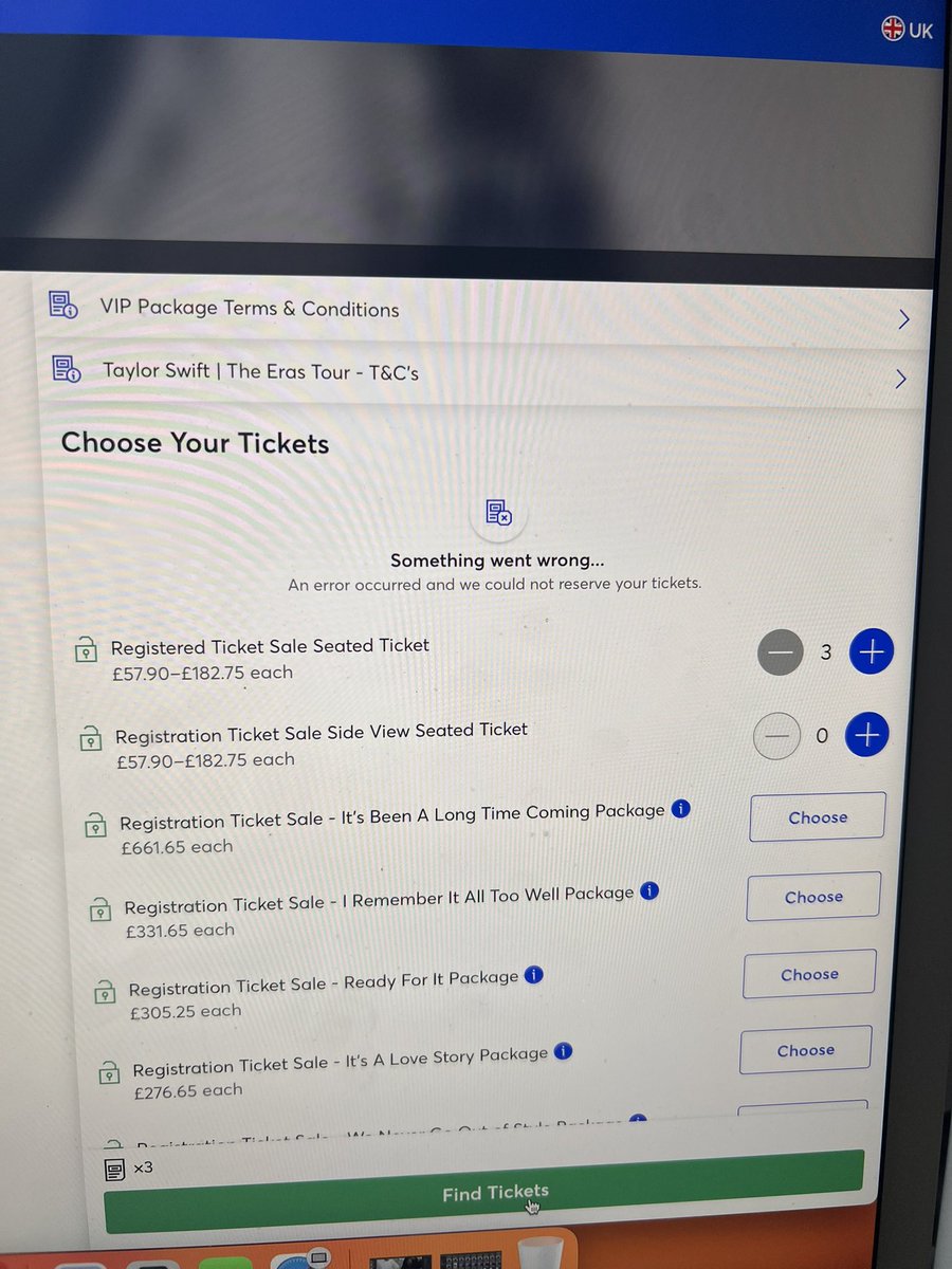 StruthPhoto's tweet photo. @TicketmasterCS @TicketmasterUK twice this has happened to me can you please assist me? https://t.co/SZyFsYpcOV