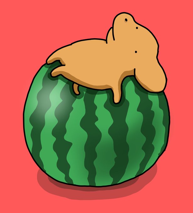「animal focus watermelon」 illustration images(Latest)
