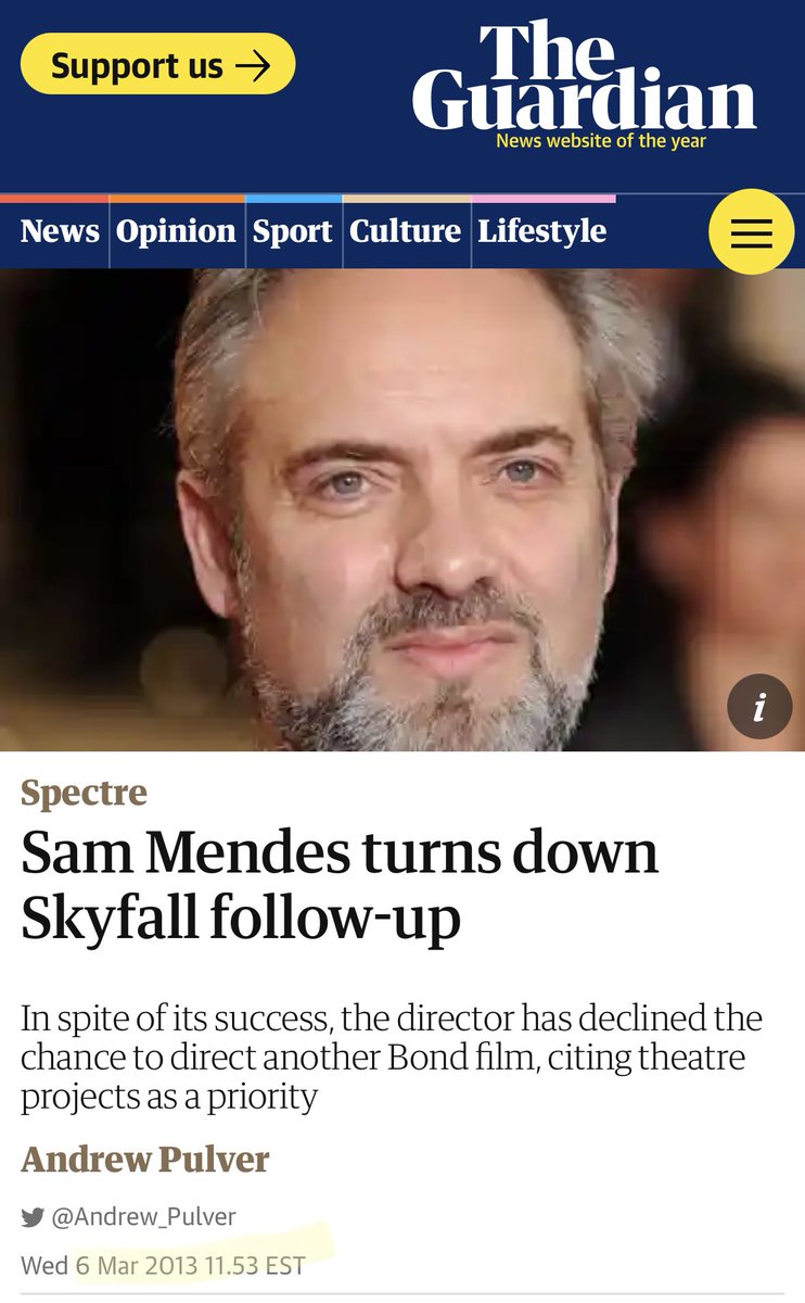 crow juice on Twitter "The cited interview is from The Guardian TEN YEARS AGO and is about him