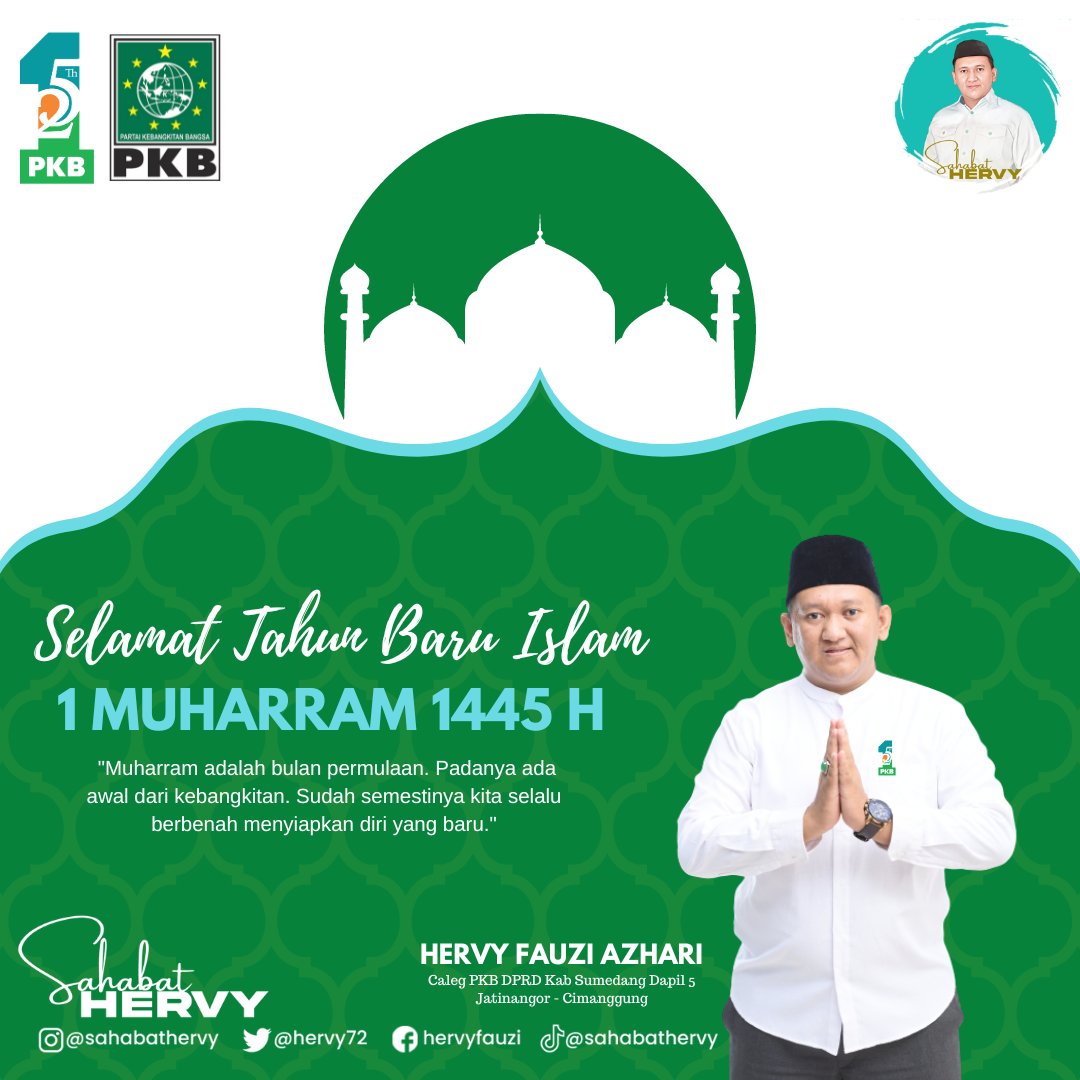 Hervy72's tweet photo. Selamat Tahun Baru Islam 
1 Muharram 1445 H 🙏

@hervy72 
@sahabathervy 
@balad_jandri 
@aip_saiful_mubarrok 
@pkbjatinangor 
@dpc_pkb_sumedang 
@dpwpkbjabar 
@dpp_pkb https://t.co/7CfadaJorX