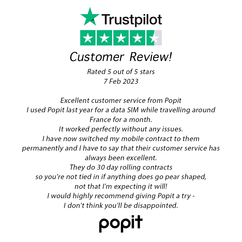 PopitMobile's tweet photo. Check out this awesome customer review! :)
https://t.co/K31vtupC0q

#popitmobile #StayConnected #review #nononsense #networkspeed https://t.co/1GtLN1rQXO