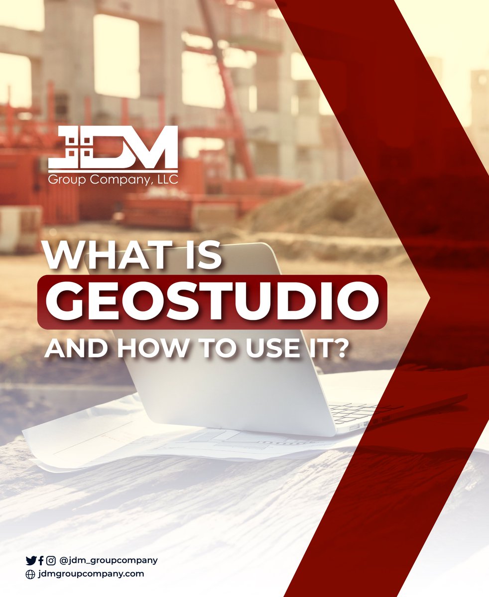 JDMGroupCompany's tweet image. Learn about GeoStudio - the geotechnical modeling software that uses finite element method to solve complex problems related to soil mechanics, hydrogeology and geotechnics. With its 3D modeling and easy-to-use interface, it&apos;s a must-have for engineers. #geotechnicalengineering