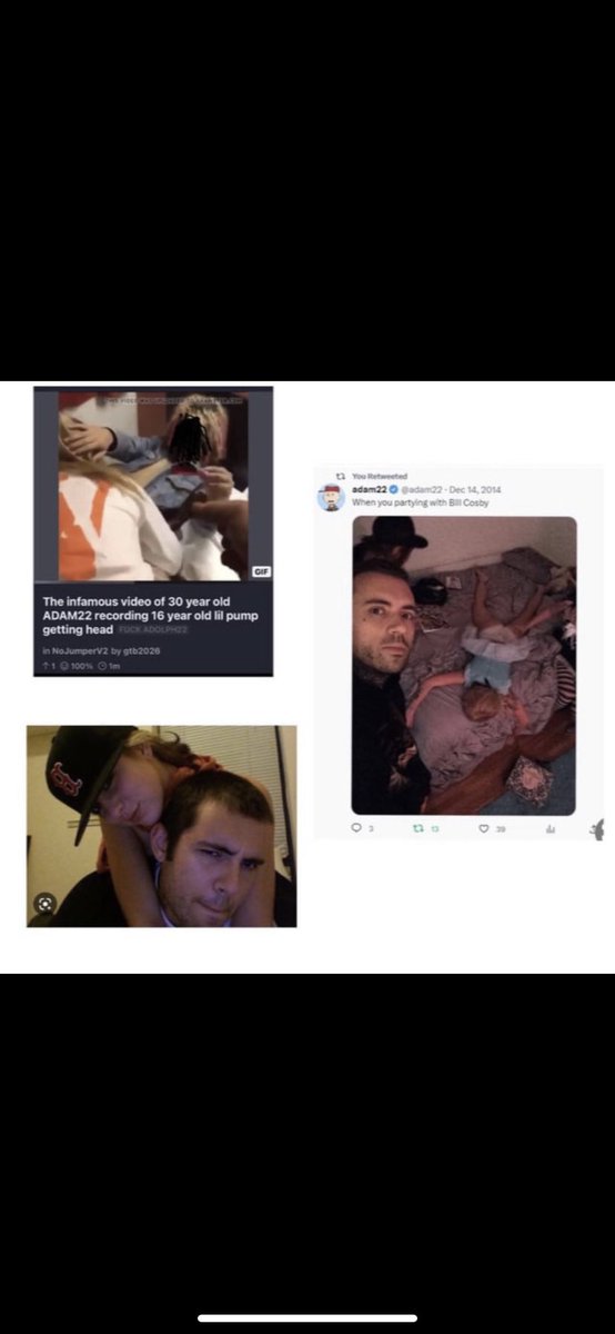 solotripeth's tweet photo. @jetsetjayy @adam22 He’s a pedo who deserves none of this fame / fortune. https://t.co/UxdVP4HFKn