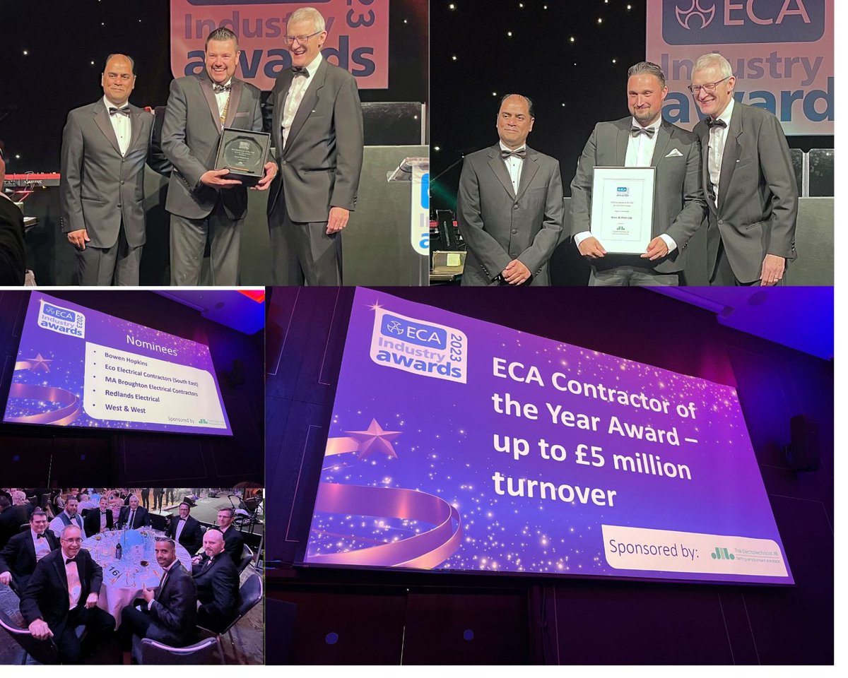 JIB is proud to congratulate the many member companies who either won or were runners-up at the annual <a href="/ECALive/">ECA - Electrical Contractors' Association</a> Industry Awards, which took place on 9th June 2023 at the Hilton Bankside Hotel, London. Read more here:
jib.org.uk/jib-membership…