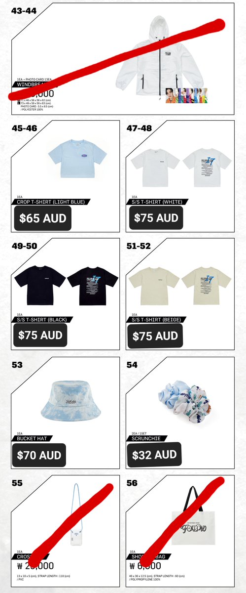 kidultspace's tweet photo. DETAILS (thread):

AU AUSTRALIA GO 🇦🇺 / HANDCARRY FROM KOREA

SEVENTEEN TOUR FOLLOW TO SEOUL OFFICIAL MERCH.

Listed prices exclude postage.

Shipping from Sydney: 1st August https://t.co/0bHfadl2nx