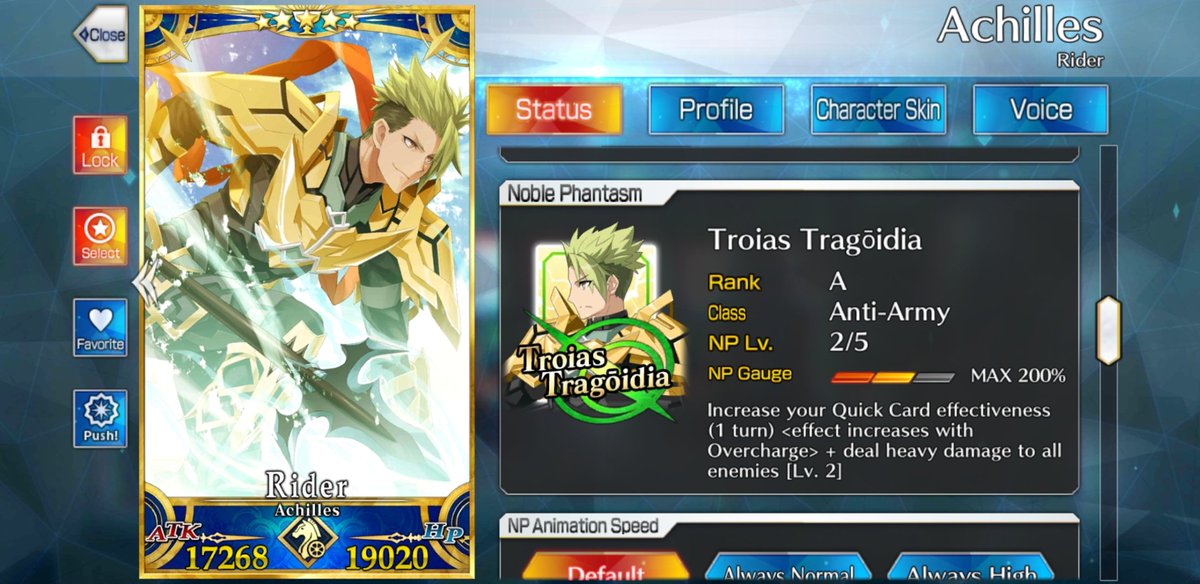 KiraKazuya19's tweet photo. Now that #roadto120 Achilles Edition is complete. My next goal is NP5 him and unlocking his append skills.
Lets hope i am able to.. https://t.co/QJEwojkN8p