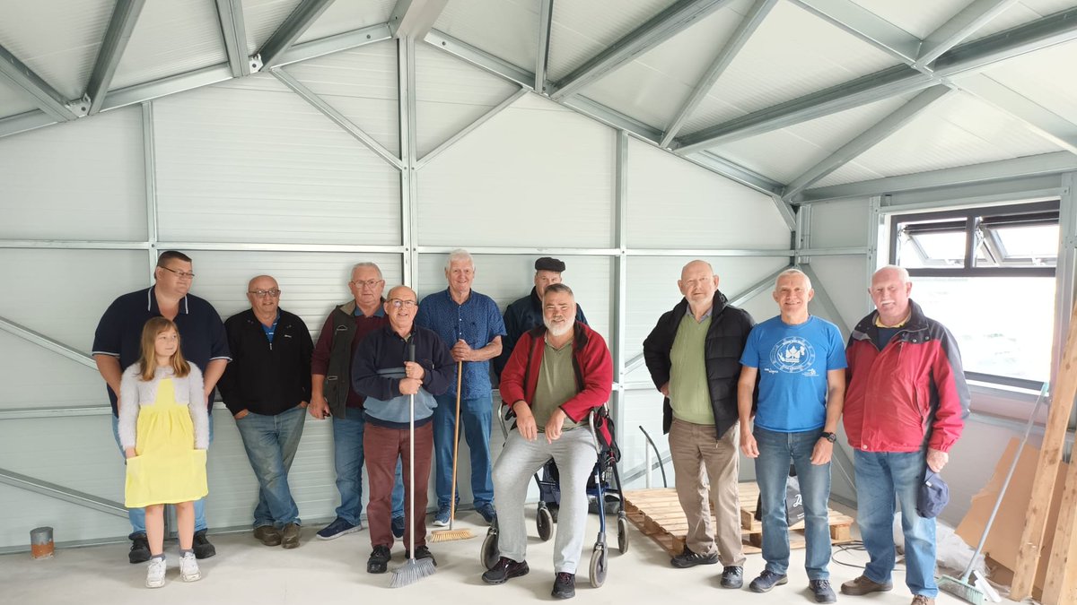 A momentous day for all involved with Gorey Men's Shed as they move into their new shed today 🥳🔧🛠🪚 This day is the result of hard work by the men & plenty of bumps & hurdles on the journey. The place looks fantastic now & we're looking forward to much more #SICAP #Gorey