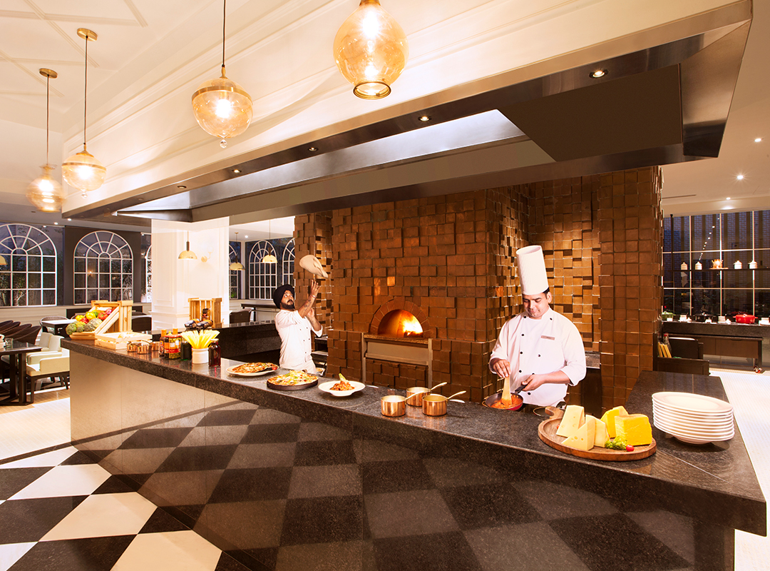 Our #Punjab Province pizza counter is like a symphony of cheesy goodness and flavours, creating a mouthwatering fusion that'll make your taste buds do the Bhangra! 🍕

#PunjabProvince #CheesyBhangra #Pizza #Food #Amritsar #Punjab #GoldenCity #HyattRegencyAmritsar #WorldOfHyatt