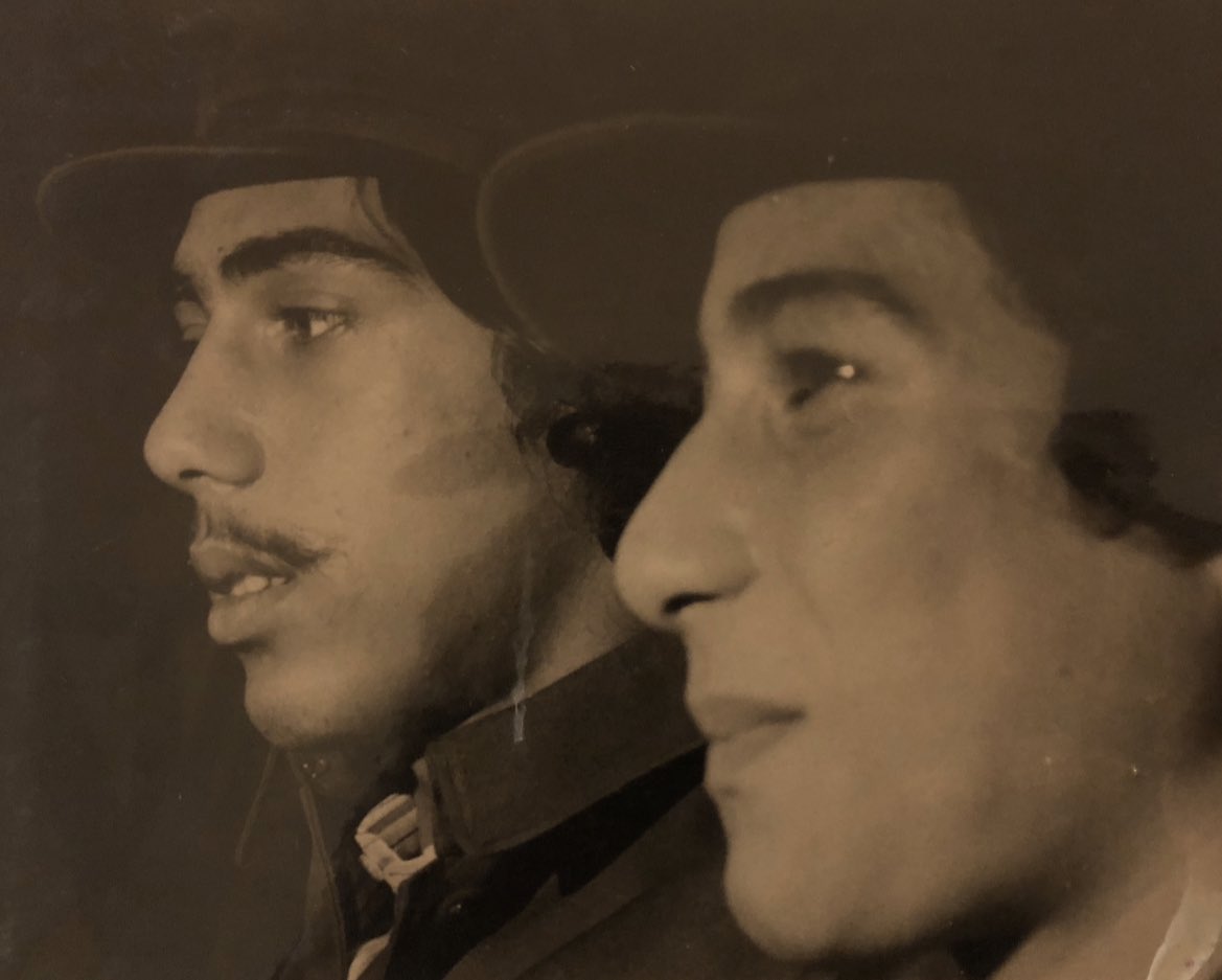 fbhutto's tweet photo. Remembering Uncle Shah today on his death anniversary. This portrait was taken of the brothers when they were young and still hangs in the bedroom they shared as boys in Larkana 🩵 https://t.co/Eh8Bfrmzq1
