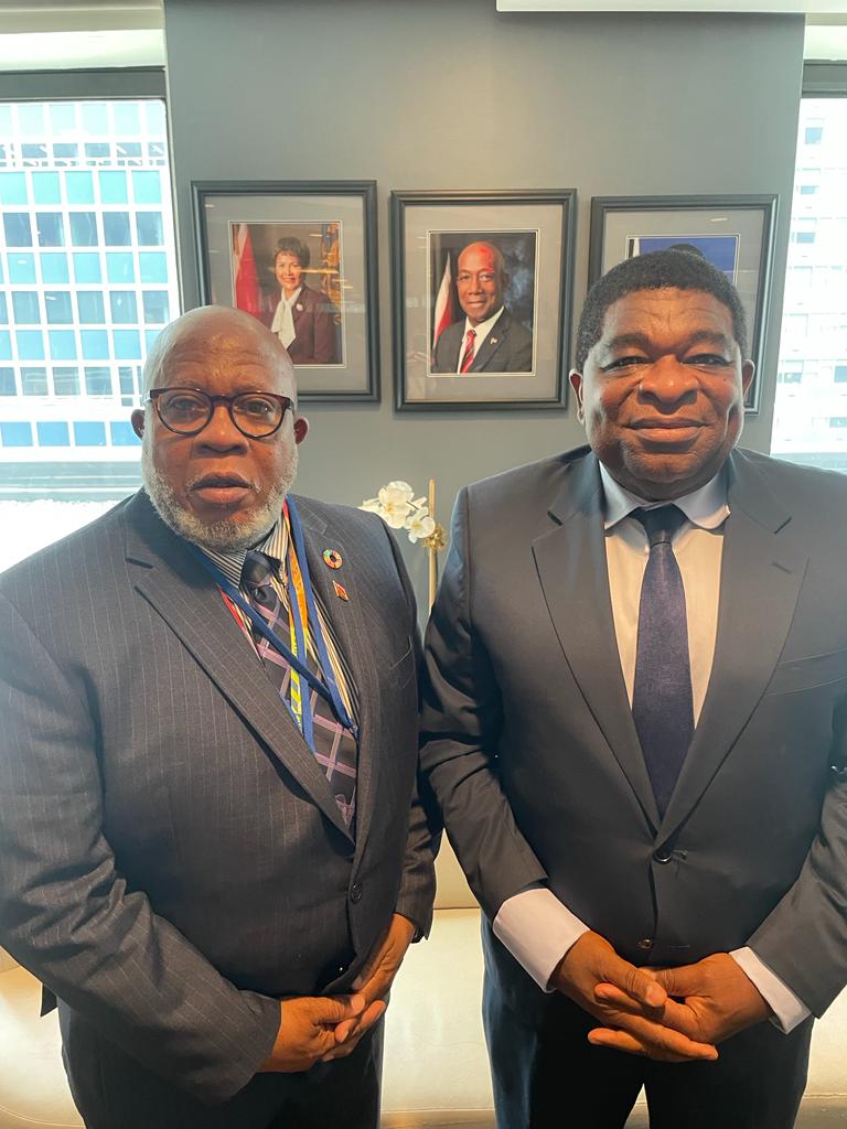 MartinChungong's tweet photo. It was an honour to meet H.E. Dennis Francis, President-elect of the 78th General Assembly on the sidelines of #HLPF2023. We look forward to continuing to bring #MPs to the forefront of global issues at #UNGA78 to ensure international commitments become national priorities! https://t.co/OpjPIMMWK0
