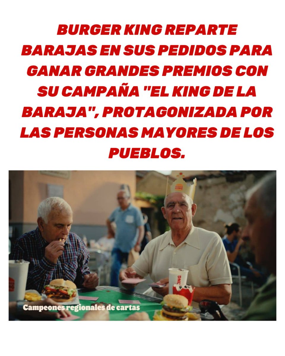 Con esta promo disponible solo en verano, Burger King repartirá millones de premios con un premio seguro.🍔🃏

¿Crees que esta campaña Burger King triunfará este verano?🤠

#clubdemarketingdealmería #almeria #clubdemarketing #campañasmarketing #currentnews