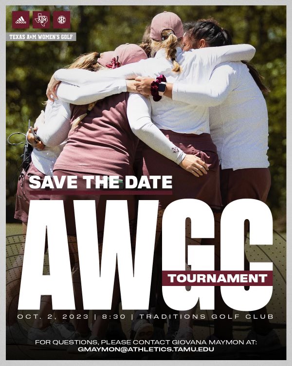 aggiewomensgolf's tweet photo. It’s that time of the year to sign up for the Aggie Women’s Golf Club Tournament. It’ll be a great day to meet the players and the coaches and have an awesome time!

Register and support the women’s program in the link below: https://t.co/mVKouhKUHy

We hope to see you there 👍🏻 https://t.co/bubFwvMoL6