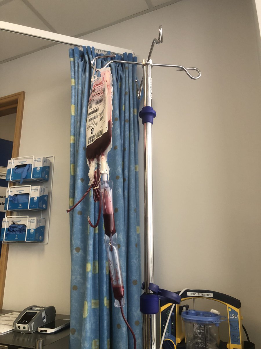 KarlCarpo's tweet photo. Back for two. Please give blood, cancer patients need it, amongst others. #vexas #MDS #sweetssyndrome https://t.co/6eVsoh1iFj